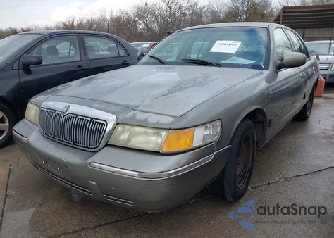 1998 Mercury Grand Marquis из США, поврежденный, VIN 2MEFM74W4WX606111